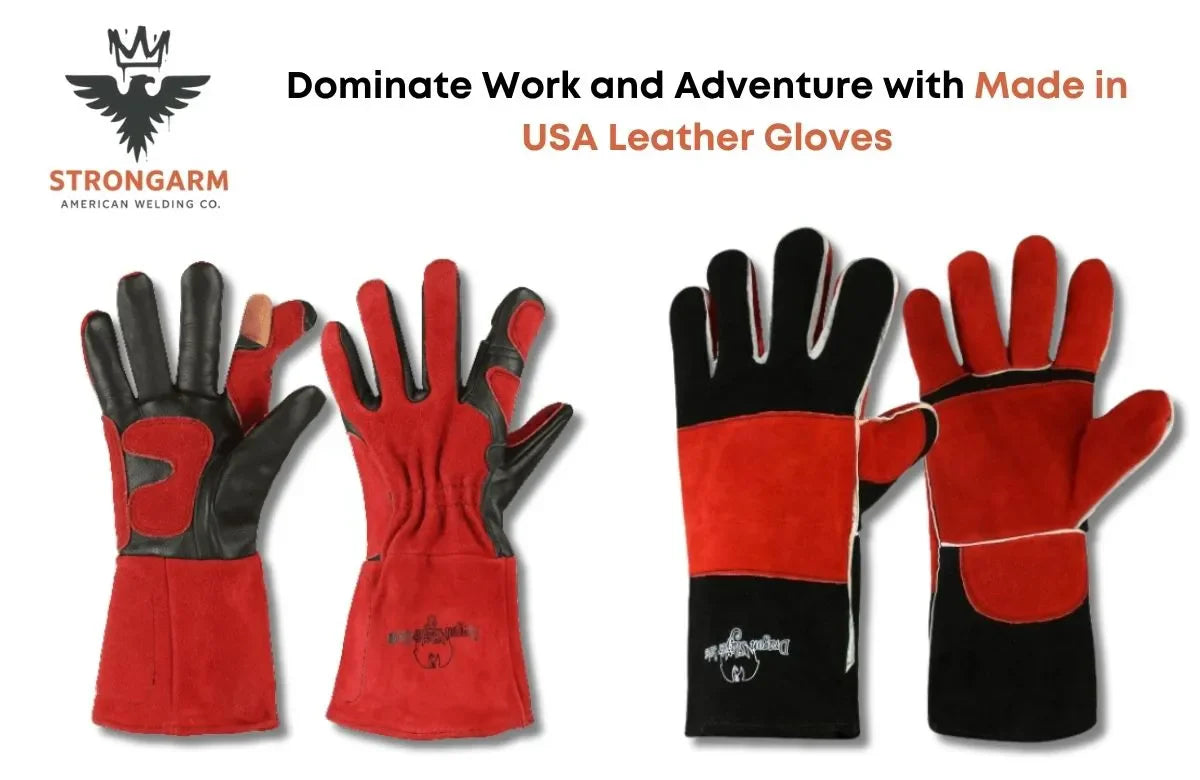 Dominate Work and Adventure with Made in USA Leather Gloves